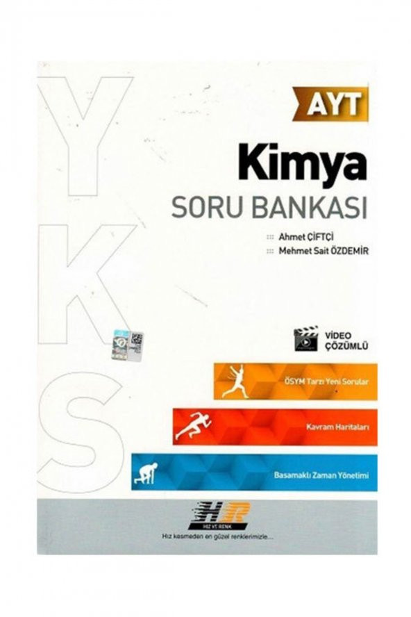 Hız ve Renk Yayınları Ayt Kimya Soru Bankası
