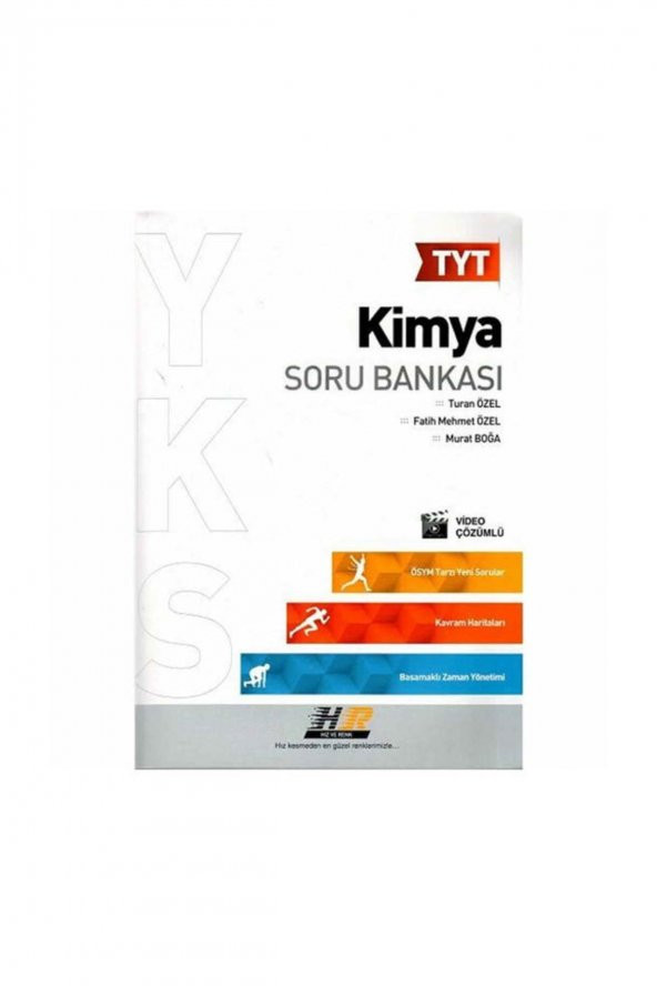 Hız Ve Renk Yayınları Tyt Kimya Soru Bankası - Turan Özel