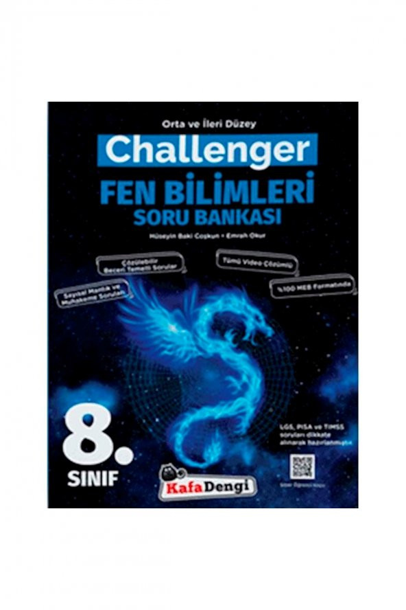 Kafa Dengi 8. Sınıf Lgs Fen Bilimleri Challenger Soru Bankası