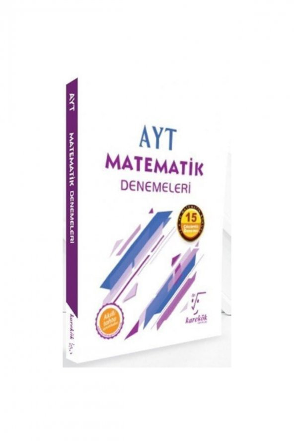 Karakök Yayınları Ayt Matematik 15 Li Çözümlü Deneme
