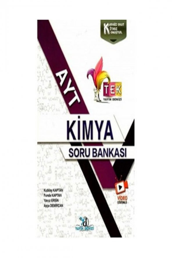 Yayın Denizi AYT TEK Serisi Kimya Soru Bankası