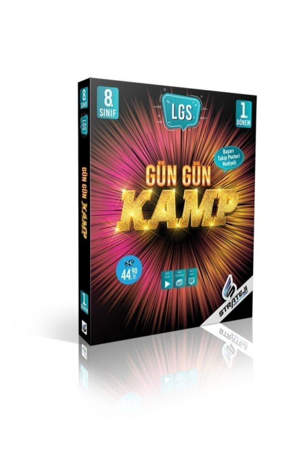 Strateji 8. Sınıf LGS 1. Dönem Gün Gün Kamp Tekrar Kitabı