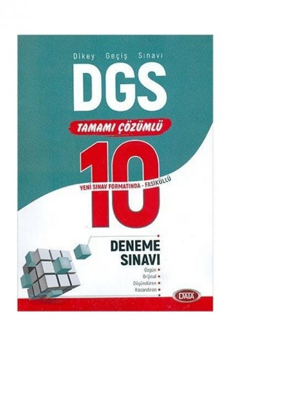 Data Yayınları DGS Tamamı Çözümlü 10 Fasikül Deneme Sınavı - 2