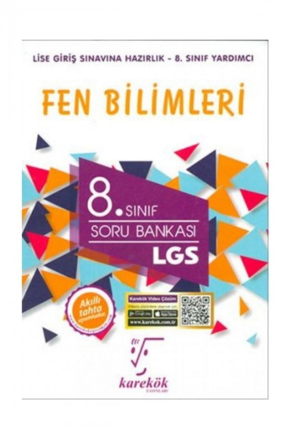 Karekök Yayınları 8. Sınıf LGS Fen Bilimleri Soru Bankası