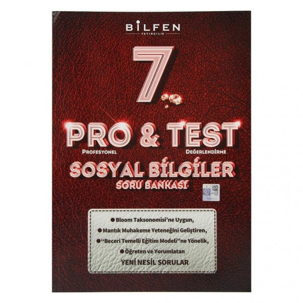 BİLFEN 7. SINIF PRO & TEST SOSYAL BİLGİLER SORU BANKASI 2020