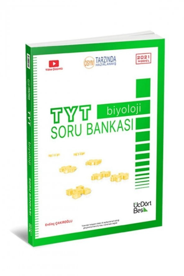 TYT Biyoloji Soru Bankası Üç Dört Beş Yayınları