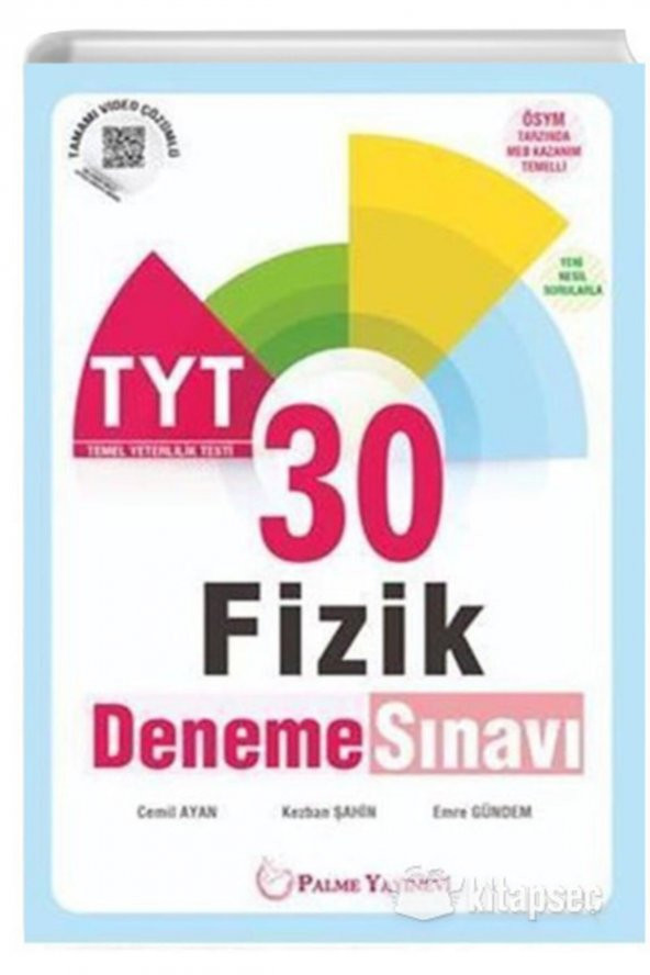 TYT Fizik 30 Deneme Sınavı Palme Yayınları