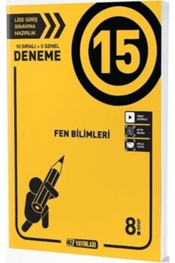 8. Sınıf Fen Bilimleri 15 Deneme