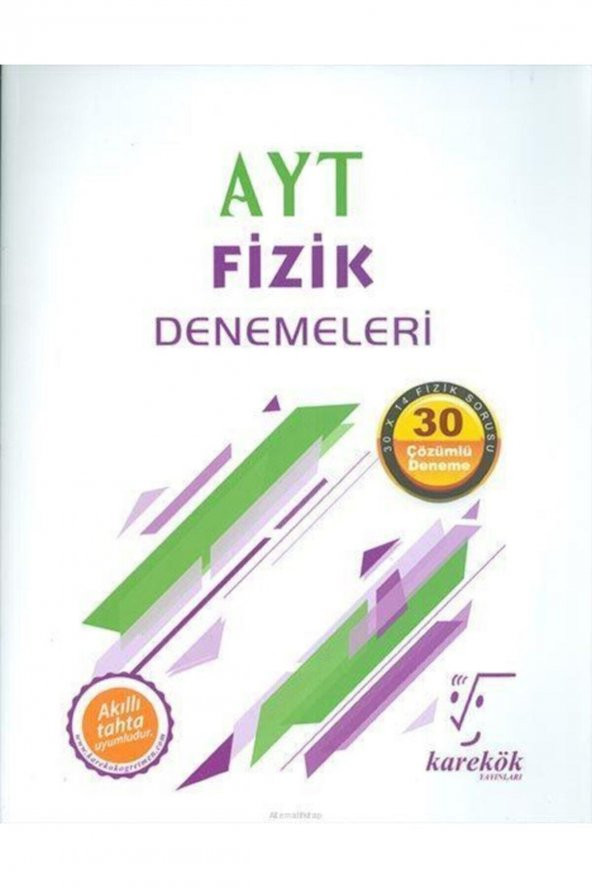 Karekök Yayıncılık Muhtelif Karekök AYT Fizik 30 Deneme