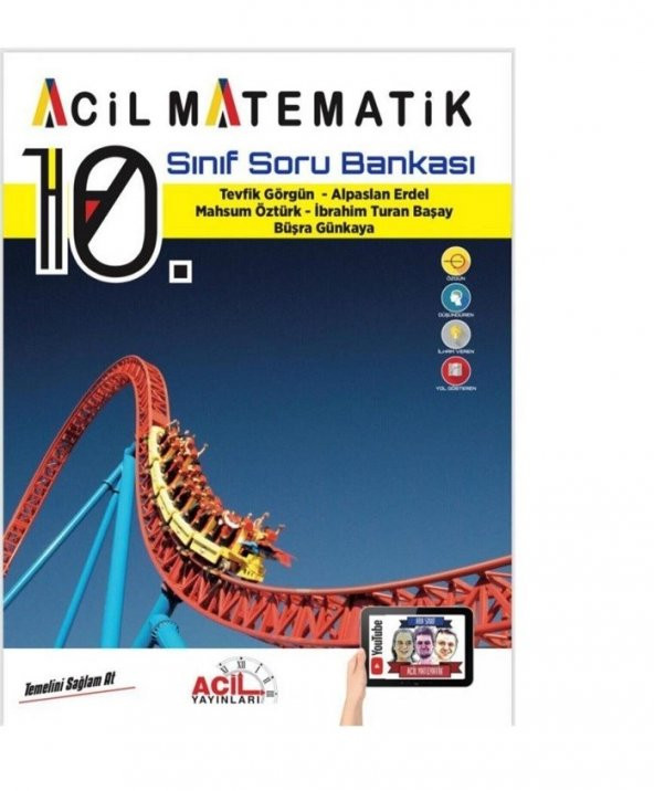 Acil Yayınları 10. Sınıf Acil Matematik Soru Bankası Yeni 2021 - 2