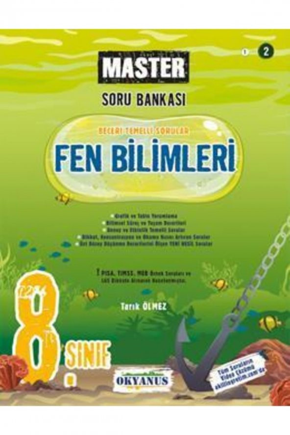 8. Sınıf Fen Bilimleri Master Soru Bankası Okyanus Yayınları