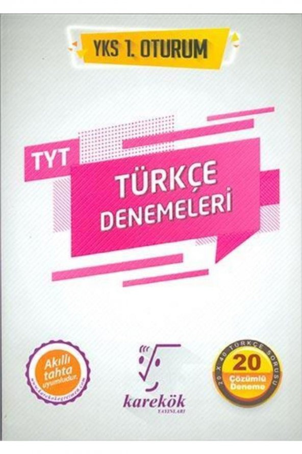 Karekök Yks Tyt Türkçe 20 Çözümlü Denemeleri 1. Oturum - Ebru Çaloğlu