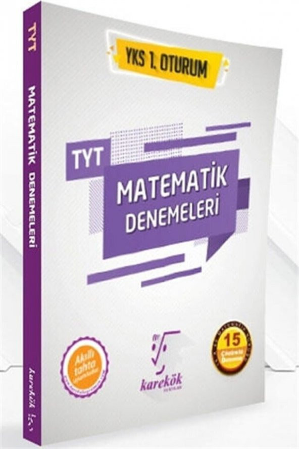 Karekök Yayınları TYT Matematik 15 Çözümlü Deneme