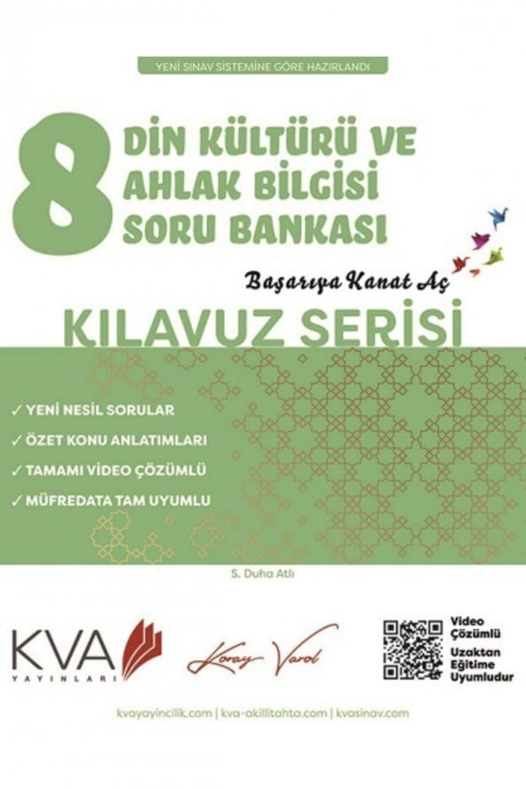 Koray Varol Akademi 8.sınıf Kılavuz Serisi Din Kültürü Soru Bankası
