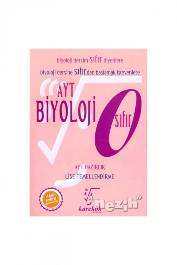 AYT Sıfır Biyoloji Karekök Yayınları