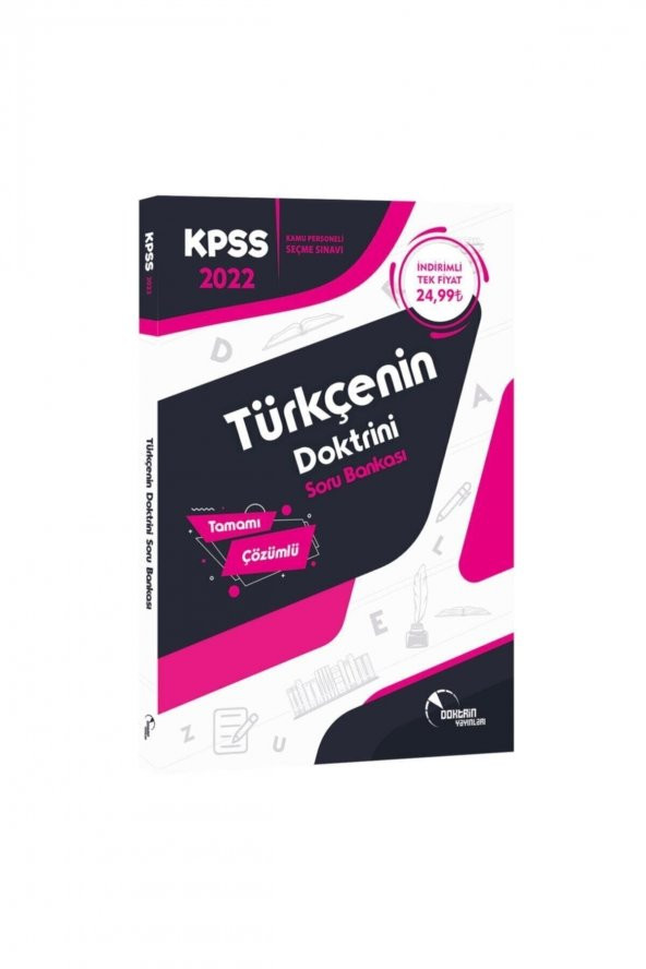 Doktrin Yayınları KPSS Türkçenin Doktrini Çözümlü Soru Bankası
