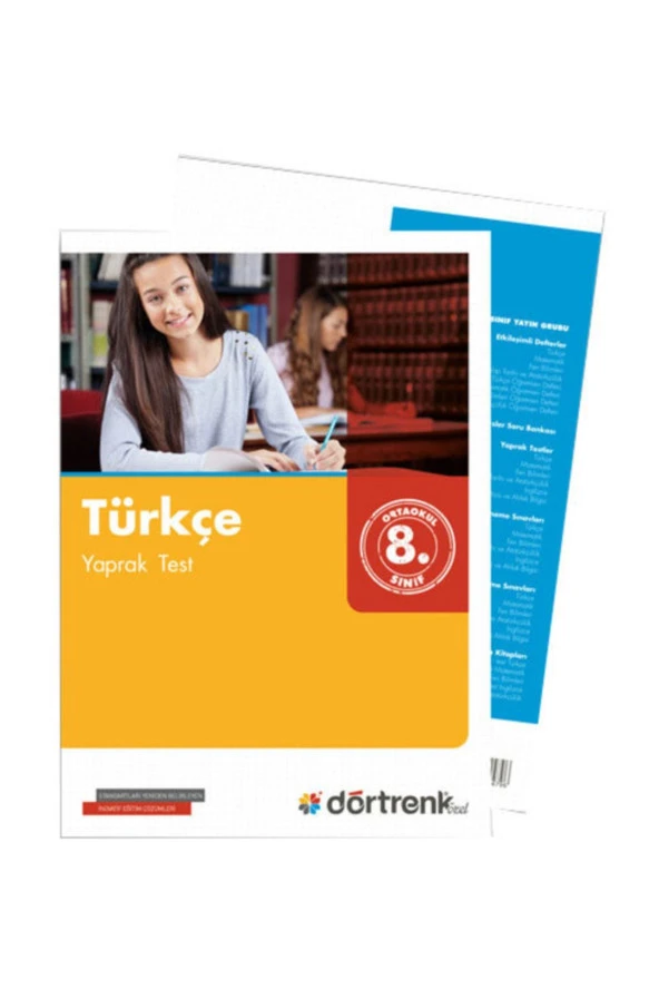 DÖRTRENK 8.SINIF TÜRKÇE YAPRAK TEST