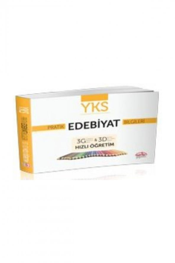 Editör AYT Pratik Edebiyat Bilgileri 3G 3D-YENİ ürün görseli