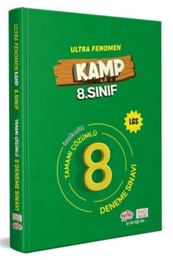 Editör Yayınları 8.sınıf Kamp Fenomen Lgs Tamamı Çözümlü 8 Deneme Sınavı