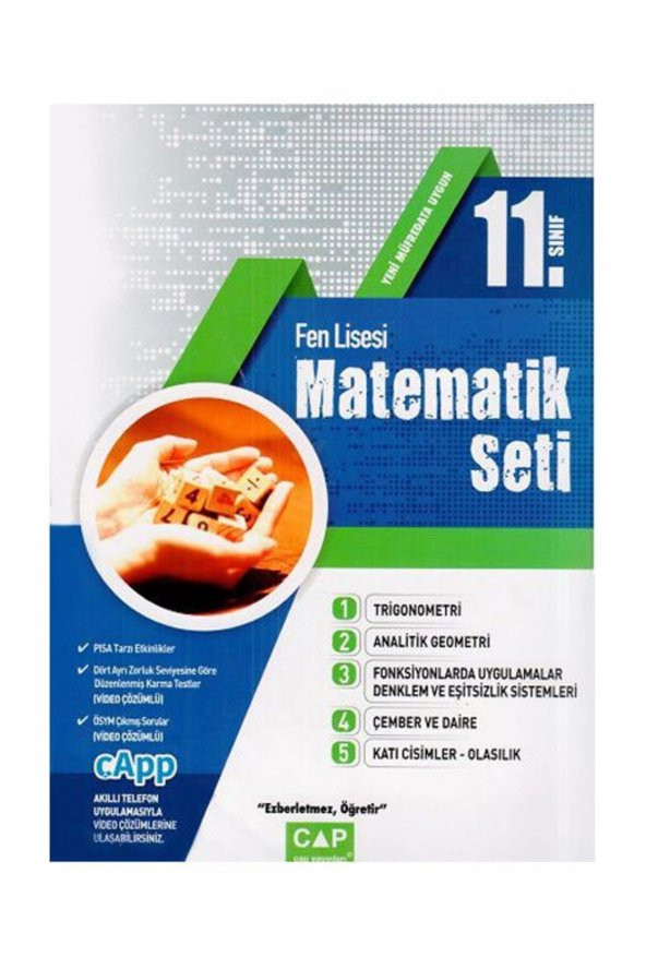11. Sınıf Fen Lisesi Matematik Seti Çap Yayınları