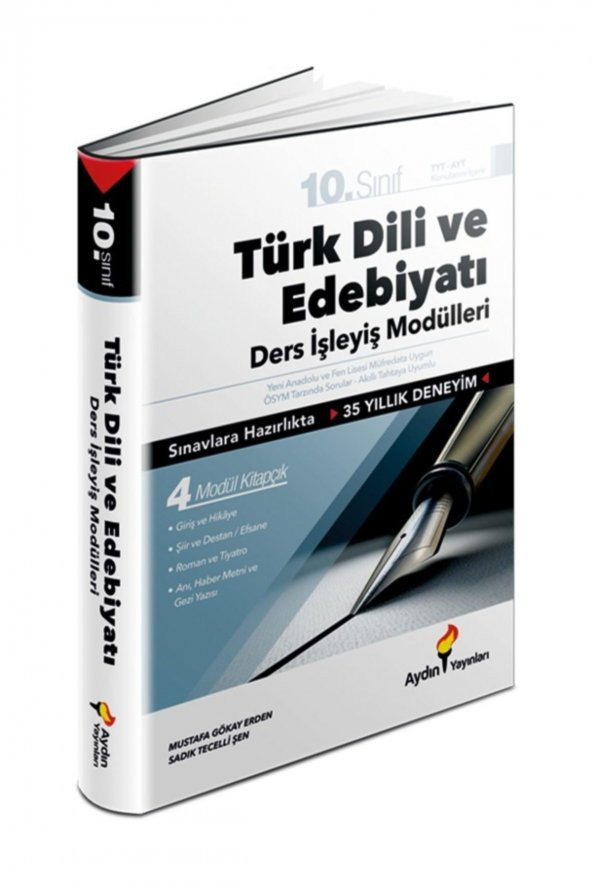 10. Sınıf Türk Dili ve Edebiyatı Ders İşleyiş Modülleri Aydın Yayınları