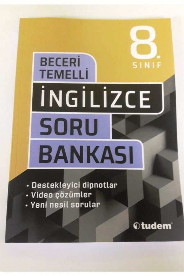 Tudem Yayınları 8. Sınıf Ingilizce Beceri Temelli Soru Bankası