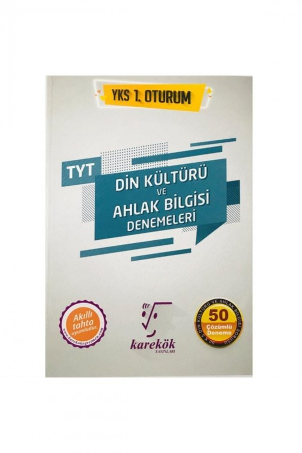 Tyt Din Kültürü Ve Ahlak Bilgisi 50 Çözümlü Deneme Karekök Yayınl