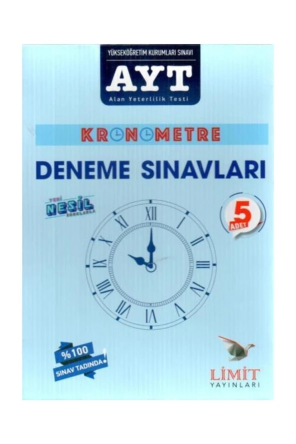 LİMİT KRONOMETRE AYT 5 Lİ DENEME SETİ