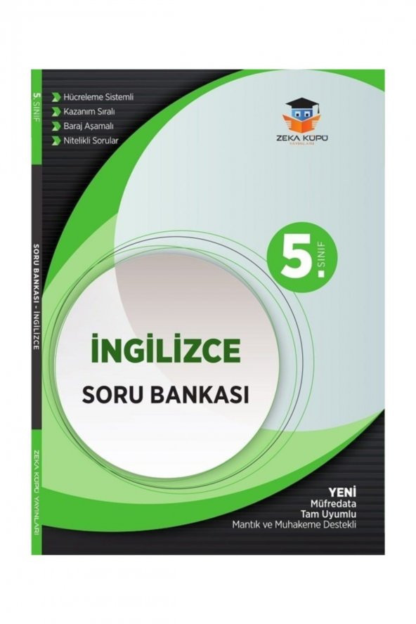 5. Sınıf İngilizce Soru Bankası Zeka Küpü Yayınları