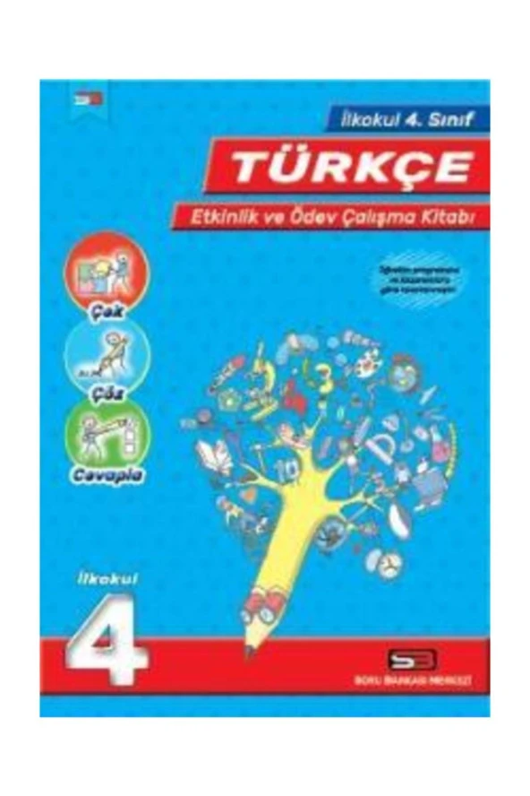 4.Sınıf Türkçe Etkinlik ve Ödev Çalışma Kitabı