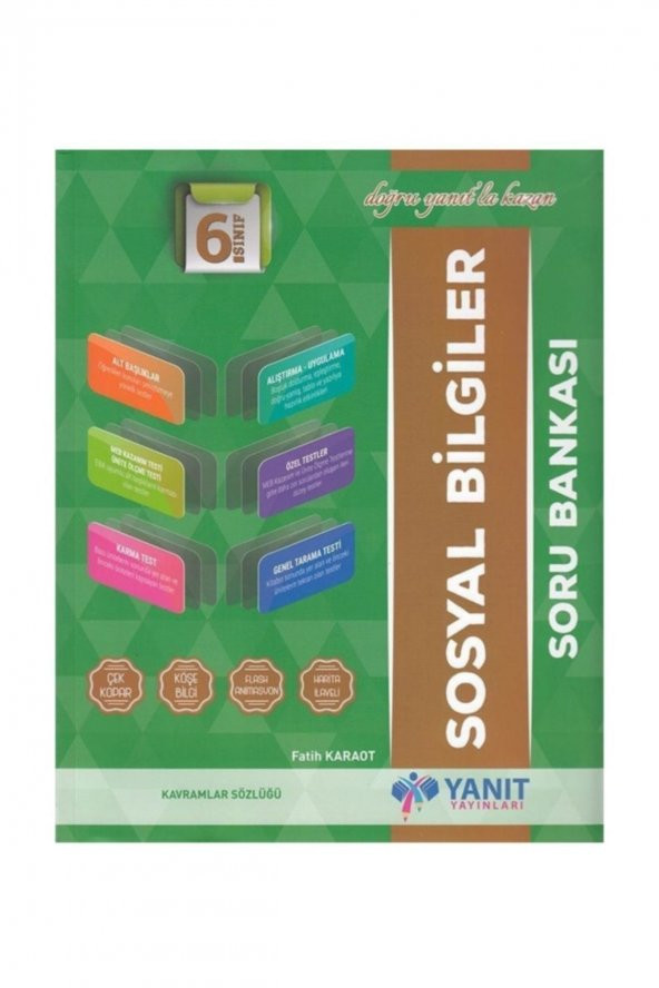 6. Sınıf Sosyal Bilgiler Soru Bankası Yanıt Yayınları