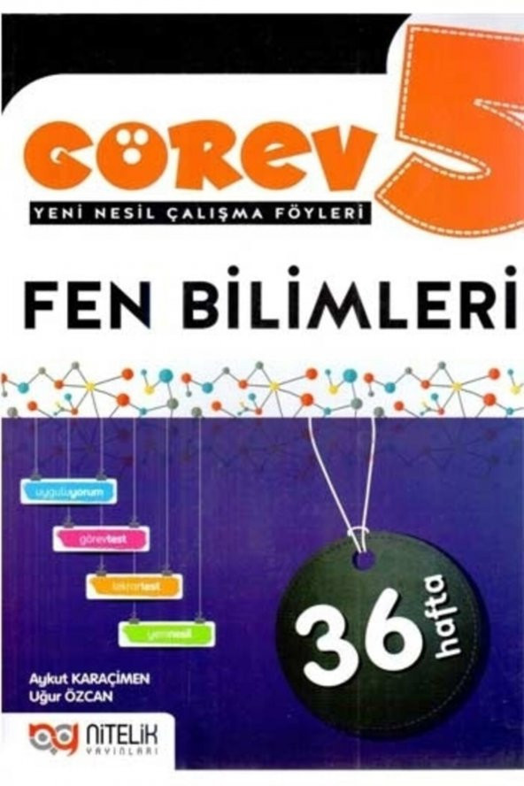 5. Sınıf Fen Bilimleri Görev Yeni Nesil Çalışma Föyleri Nitelik Yayınları
