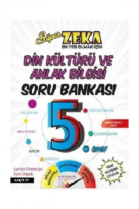 5. Sınıf Süper Zeka Din Kültürü ve Ahlak Bilgisi Soru Bankası Nartest Yayınları - 1