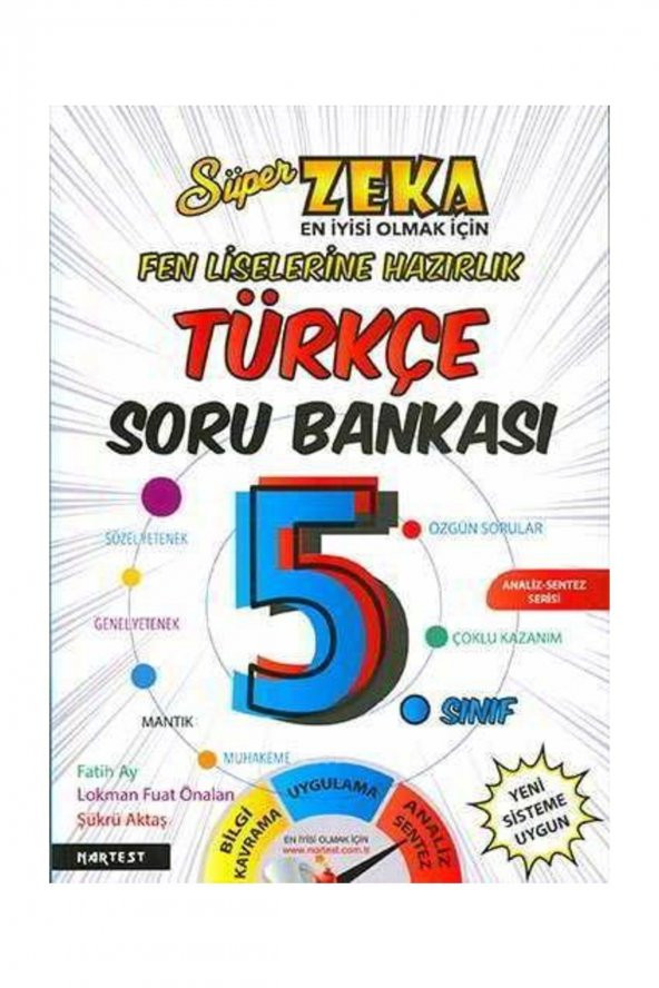 5. Sınıf Süper Zeka Türkçe Soru Bankası Nartest Yayınları