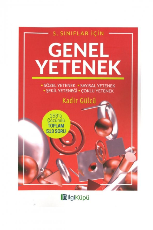 5. Sınıflar İçin Genel Yetenek Bilgi Küpü