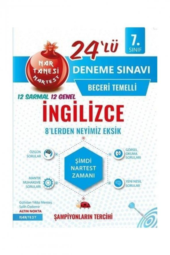 7. Sınıf Nar Tanesi İngilizce Deneme Sınavı