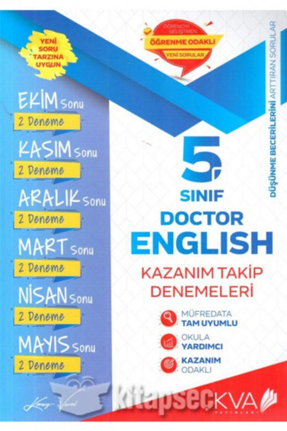 5.sınıf Doctor English Kazanım Takip Denemeleri - 2