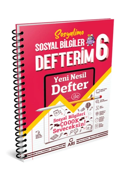 6 Sınıf Akıllı Sosyal Defteri ürün görseli