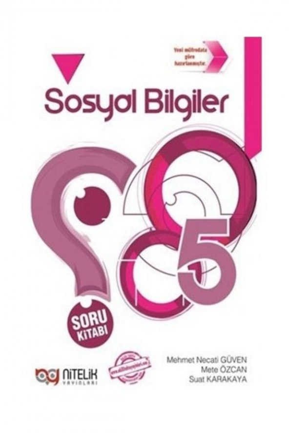 5.Sınıf Sosyal Bilgiler Soru Bankası Nitelik Yayınları