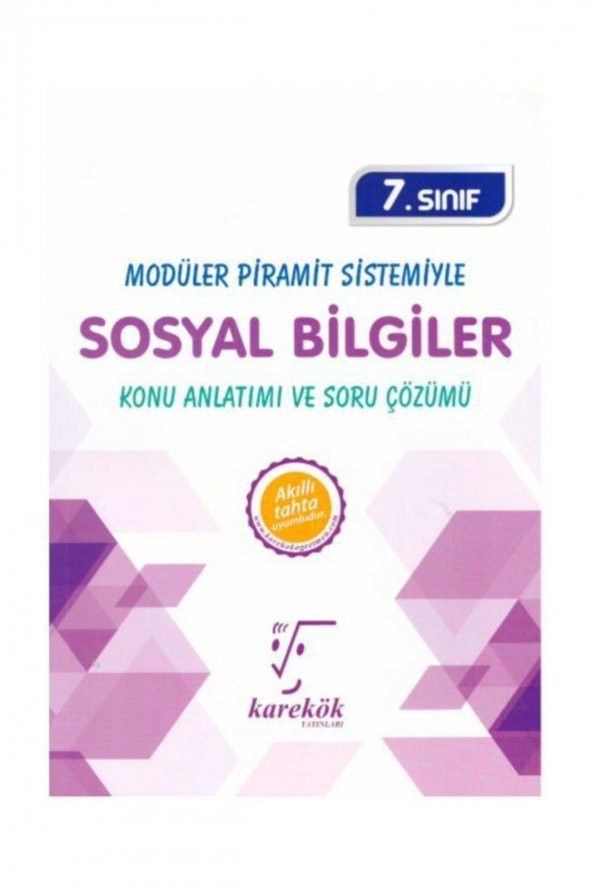 7. Sınıf Sosyal Bilgiler MPS Konu Anlatımı ve Soru Çözümü Karekök Yayınları