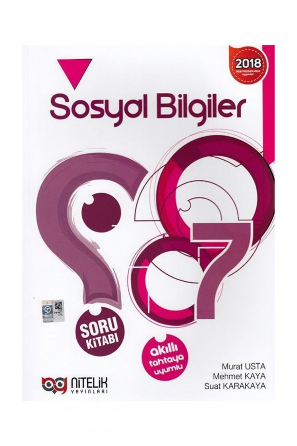 7. Sınıf Sosyal Bilgiler Soru Kitabı Nitelik Yayınları