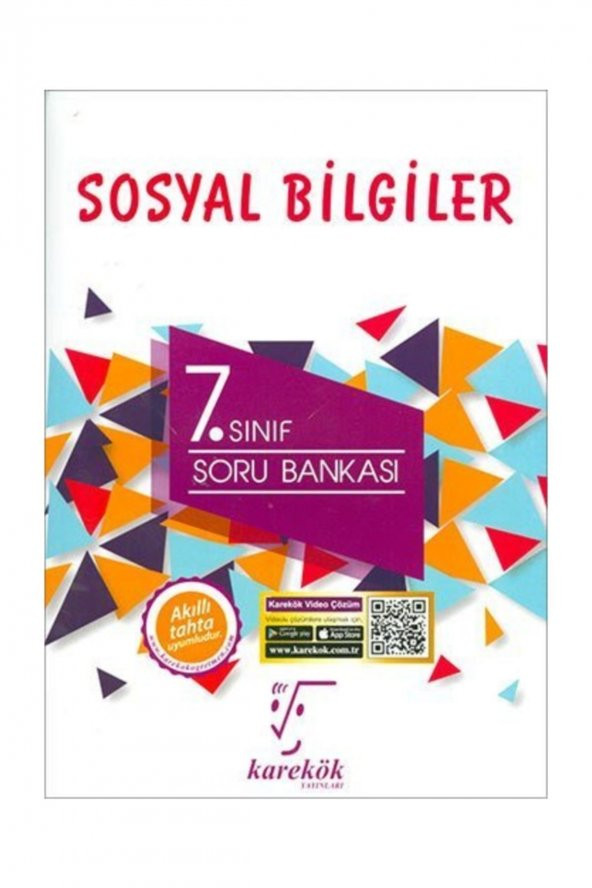 7. Sınıf Sosyal Bilgiler Soru Bankası Karekök Yayınları