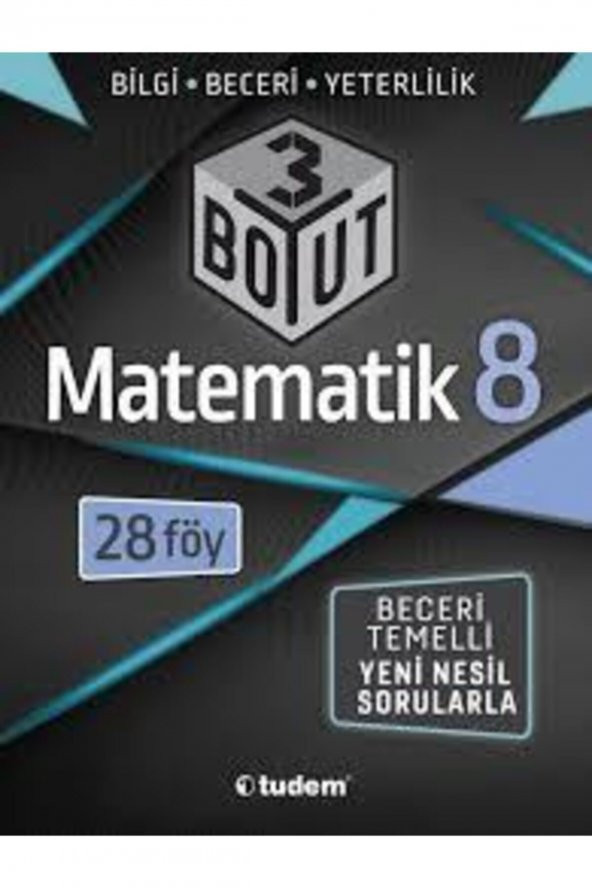 8. Sınıf LGS Matematik 3 Boyut 28 Föy Tudem Yayınları