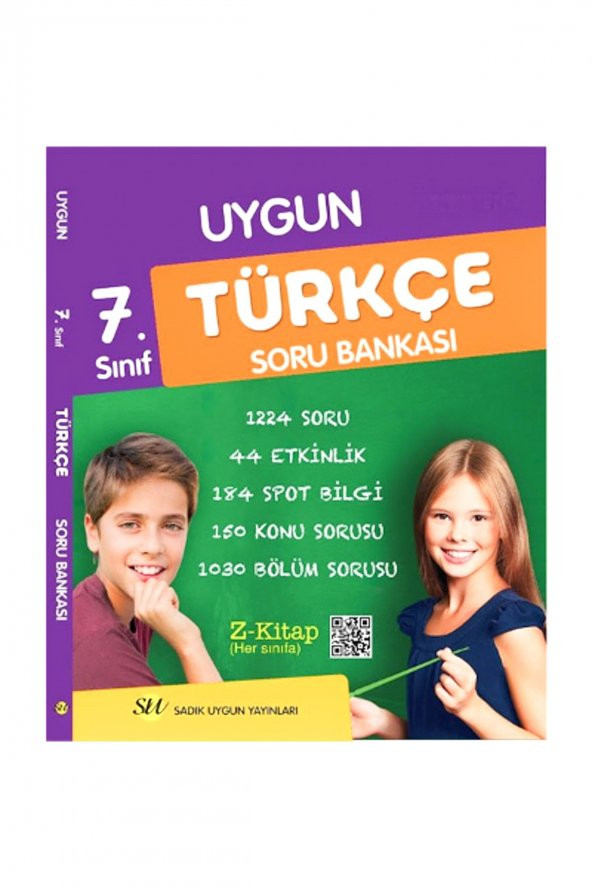 7. Sınıf Türkçe Soru Bankası Sadık Uygun Yayınları - 3
