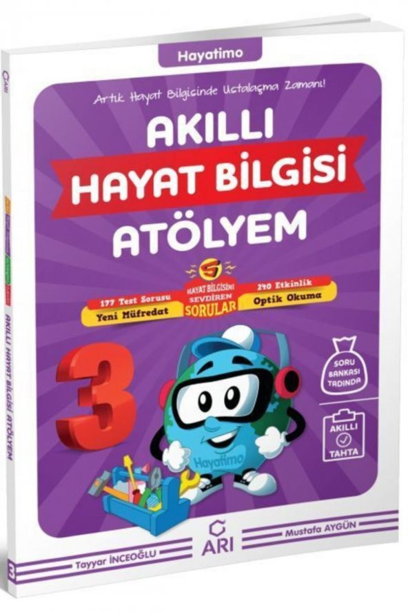 Arı Yayıncılık 3. Sınıf Hayatimo Akıllı Hayat Bilgisi Atölyem