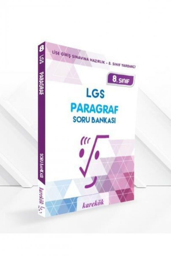 8. Sınıf LGS Paragraf Soru Bankası Karekök Yayınları