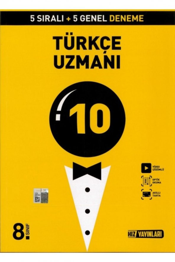 8. Sınıf LGS Türkçe Uzmanı 10 Deneme Hız Yayınları