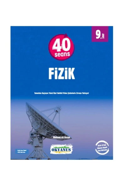 9. Sınıf 40 Seansta Kolay Fizik Konu Anlatımlı Soru Bankası Okyanus Yayınları ürün görseli