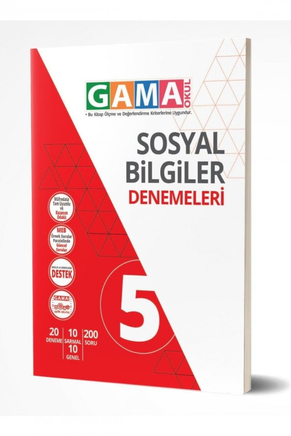 Gama 5. Sınıf Sosyal Bilgiler Denemeleri