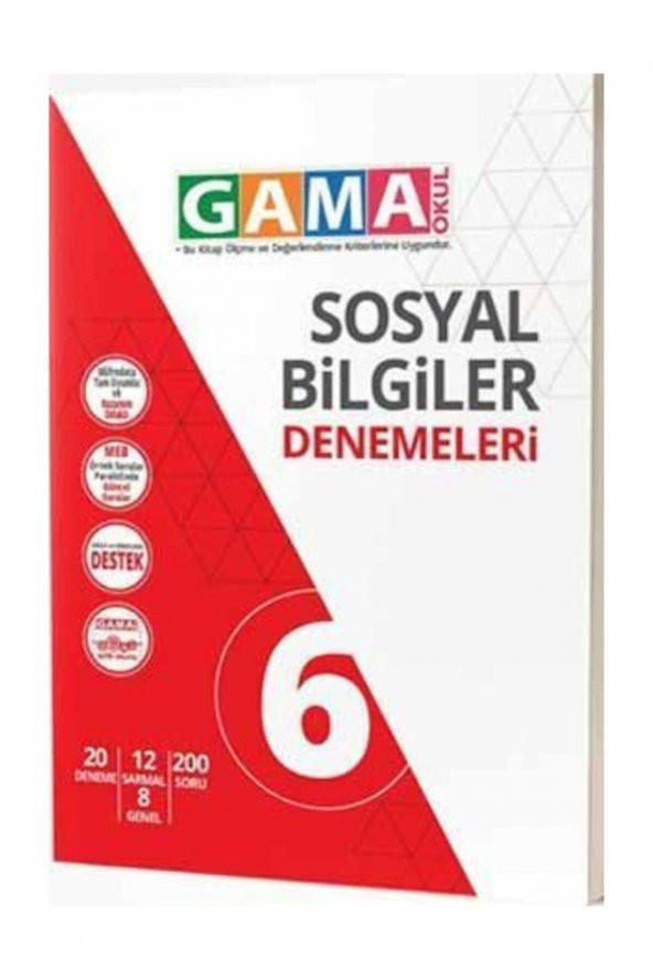 Gama 6 Sosyal Bilgiler Denemeleri - 1